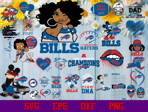 Buffalo Bills svg bundle Buffalo Bills svg