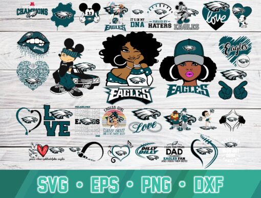 Philadelphia Eagles svg bundle